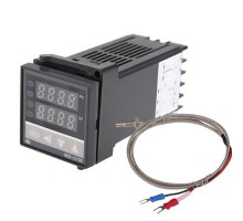 Digitální PID regulátor REX-C100FK02, 230V AC napájení