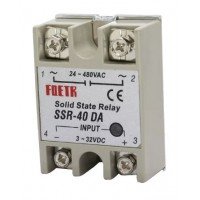 Relé SSR-40 DA 40A/24 až 380VAC, jednofázové