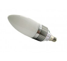 LED žárovka 3W, patice E14, přírodní bílé denní světlo