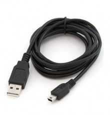 Nabíjecí a datový kabel USB-A / Mini USB-B - 0.8 m - černý