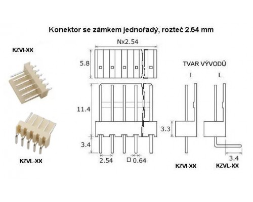 KZVL-03 kvalitní 3-pinová úhlová vidlice s vývody do PS 90°, bílá barva.