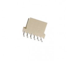 KZVL-06 kvalitní 6-pinová úhlová vidlice s vývody do PS 90°, bílá barva