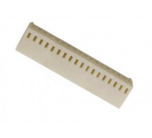 Zásuvka KZZ-18, 18-pinová (1x18), bílá, na kabel